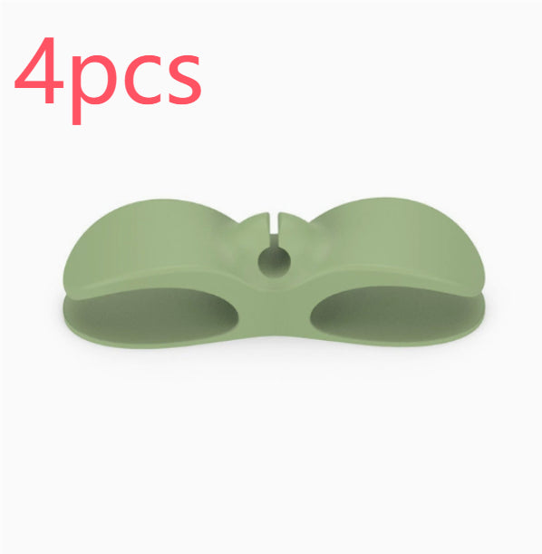 Four matcha appliance cord organizers