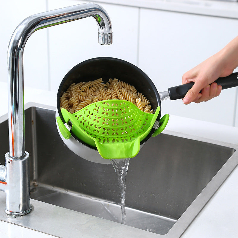 HomeSort Clip-and-Pour Pot Strainer